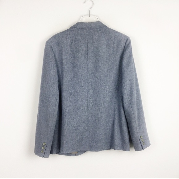 Pendleton | Blue Two Button Wool Blazer | 10/12 - Picture 3 of 3